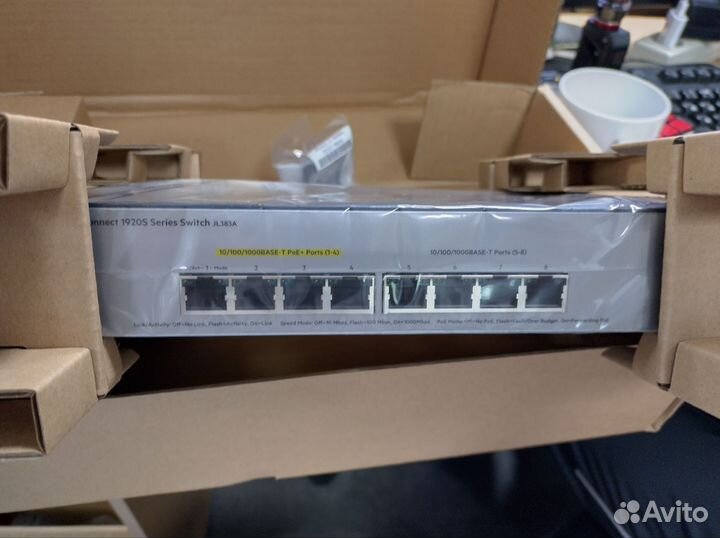 Коммутатор HPE 1920S 8G ppoe+ 65W (JL383A)