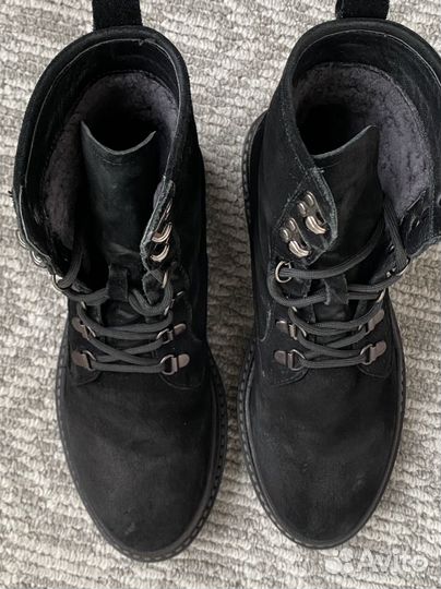 Ботинки зима нат замша