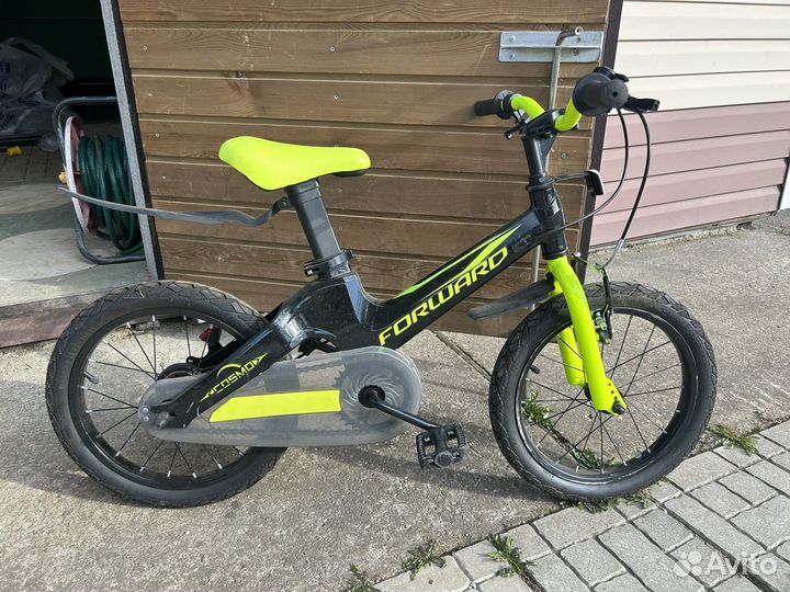 Велосипед forward Cosmo 16 зеленый 16