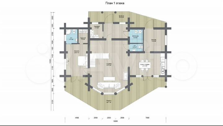 Дом 316,9 м² на участке 15 сот.