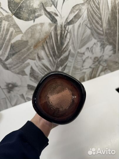 Ваза цветное стекло чехословакия