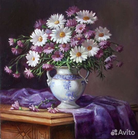 Букет цветы картина