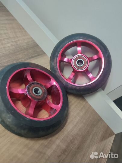 Колеса 100мм для трюкового самоката красные