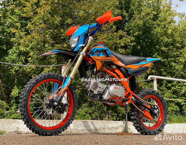 Питбайк Kayo Evolution yx125em 17/14 эл.стартер