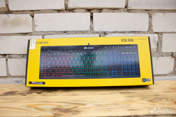 Клавиатура проводная Corsair K55 RGB
