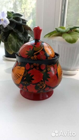 Солонка деревянная