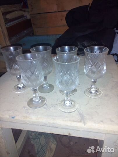 Хрустальные рюмки СССР