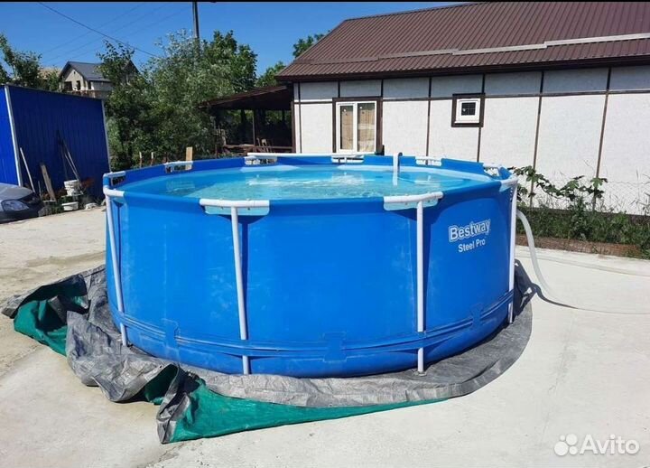 Бассейн 305 на 100см Bestway с фильтром. Магазин