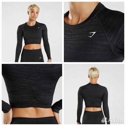 Спортивный топ Gymshark Adapt Marl