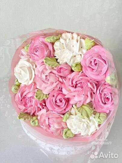 Сладкие букеты из зефира. Цветы. Торты на заказ