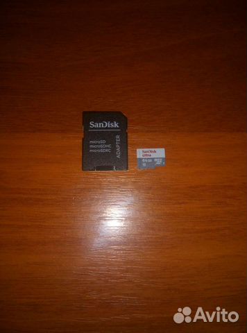 Карта памяти SanDisk Ultra microsdxc 64GB