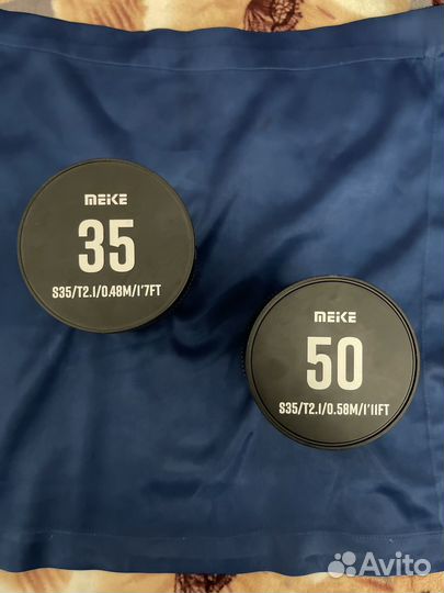 Объективы Meike Prime S35 35mm и 50mm (Canon EF)