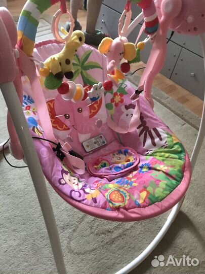 Эектрокачели, работают от сети или от батареек