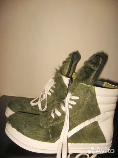 Rick Owens Geobasket pony hair