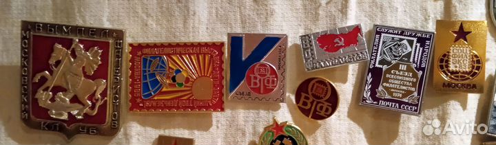 Значки времён СССР по теме 