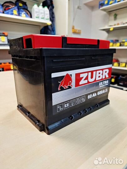 Аккумулятор автомобильный Zubr Ultra 60 Ah