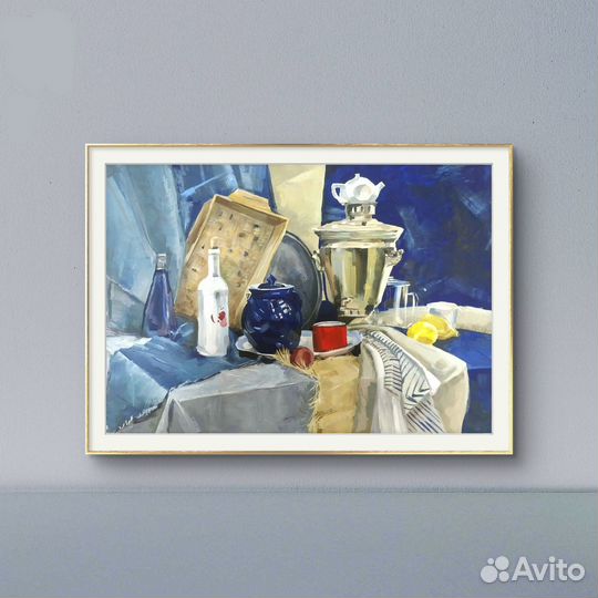 Картина гуашью