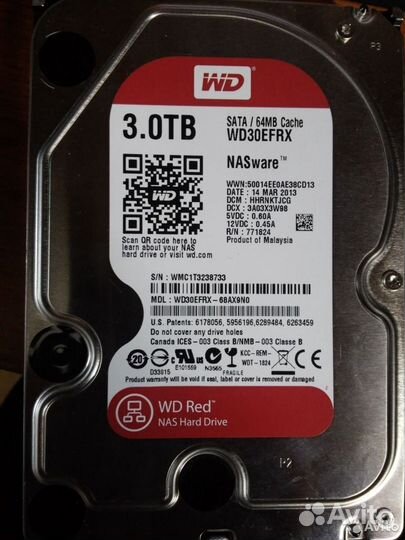 Продам HDD 3.0тб