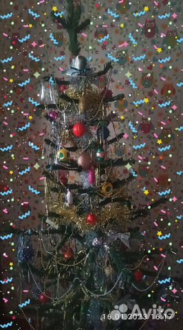 Ёлка из пвх пушистая, 210 см. СССР