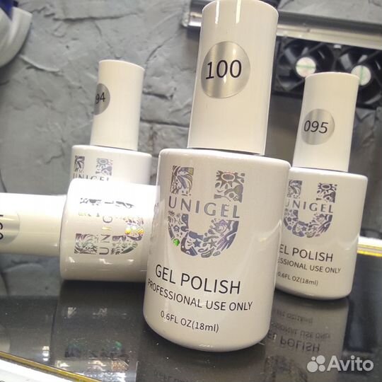 Гель-лак цветной 18 мл 6 флаконов