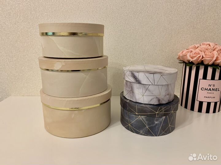 Шляпные коробки для цветов