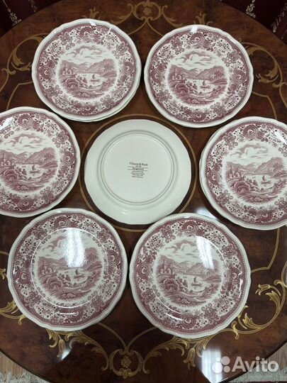 Обеденый тарелки 27см villeroy boch burgenland