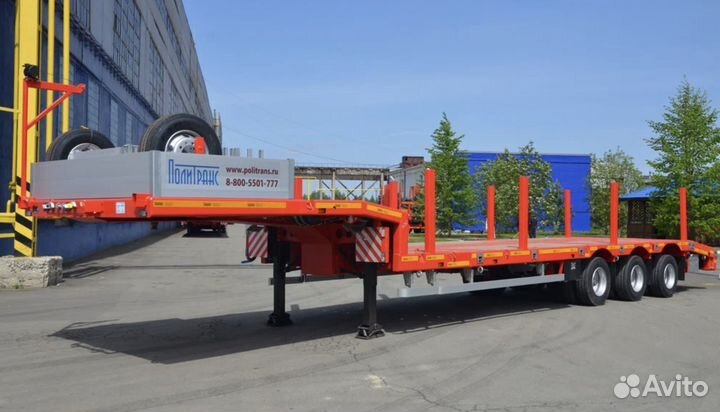 Полуприцеп трал (тяжеловоз) Политранс ТСП 94183, 2023