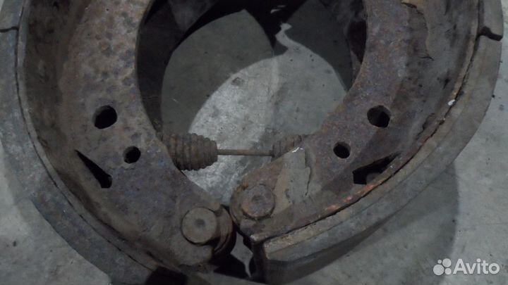 Тормозная накладка с бошмаками с оси BPW ECO бара