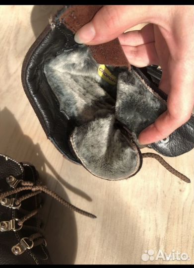 Ботинки зимние детские 24