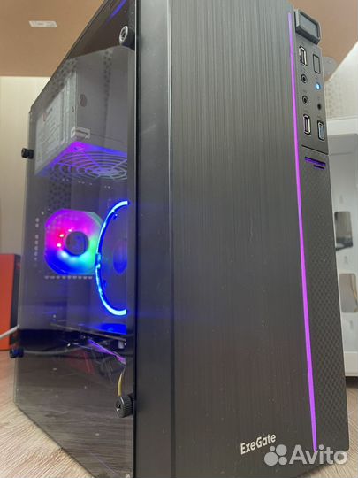 Игровой PC intel I7/RX 470 4GB/16RAM/SSD