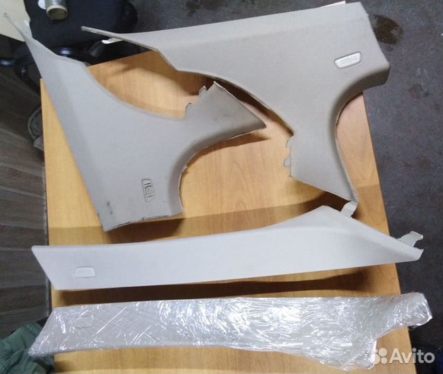 BMW 5 F10 Обшивка Беж. Стойки Салона Передней бмв