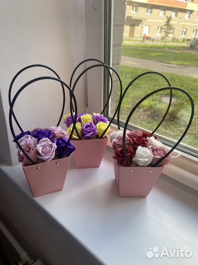 Сумочка с мыльными розами