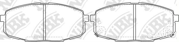 Колодки тормозные дисковые перед PN0373 NiBK