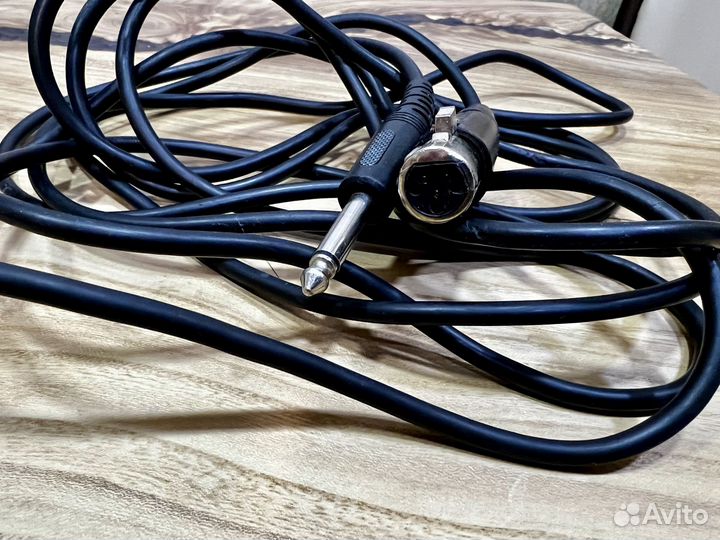 Микрофонный кабель XLR (F) - Jack 5м