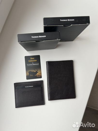 Обложка для паспорта и картхолдер Thomas Berger