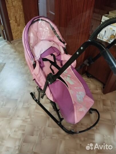 Детские санки коляска бу