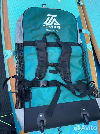 Сумка рюкзак на колёсах для сапа огромная