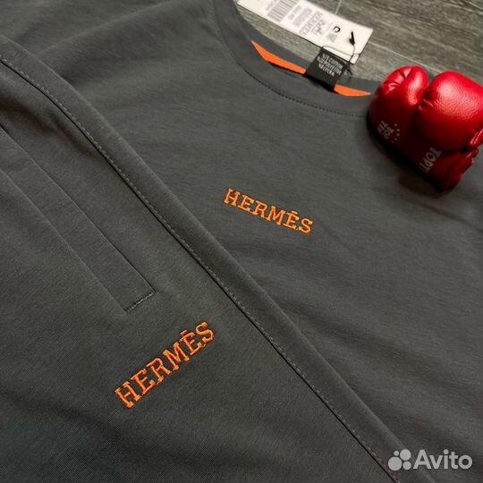 Костюм Hermes шорты и футболка