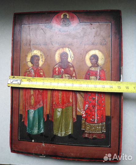 Икона гурий, самон и авив