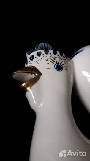 Гжель кувшин петушок экспортный вариант