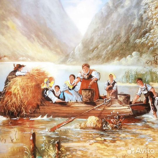 Антиквариат из Европы. Настенная тарелка