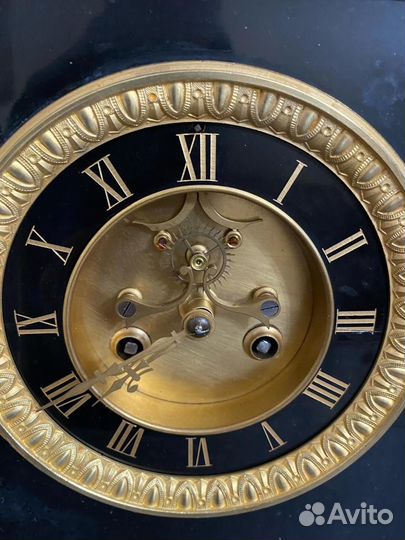 Каминный гарнитур антикварные часы