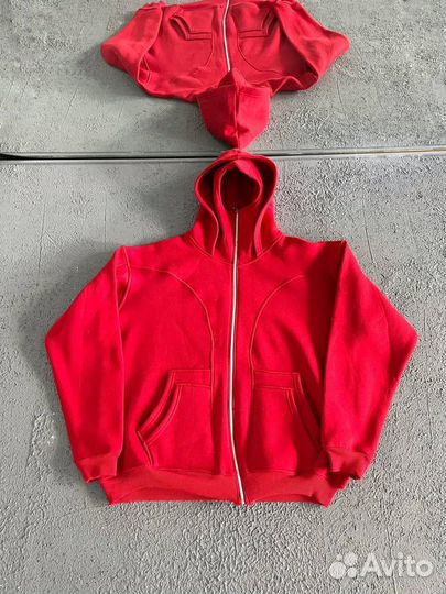 Худи без бренда с балаклавой и капюшоном