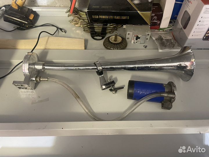 Гудок клаксон с компрессором