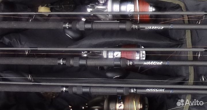 Карповые снасти чехол подсак катушка удилище