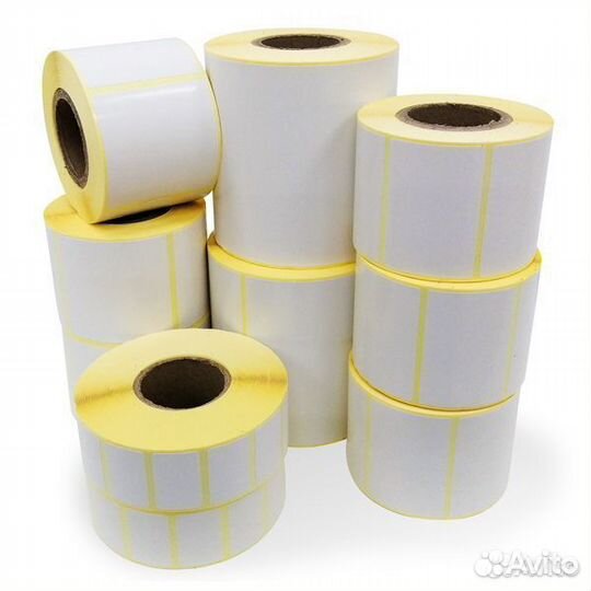 Этикетки в рулоне 58х30 мм Эко
