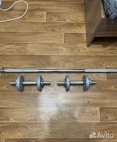 Штанга, гантели