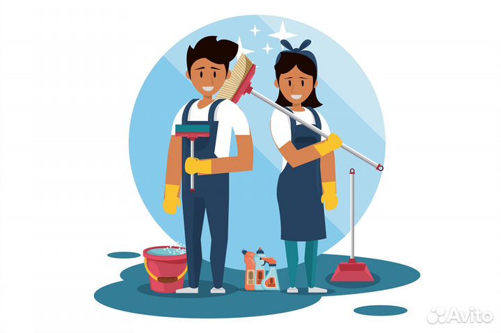 Уборщик помещений (после ремонта)