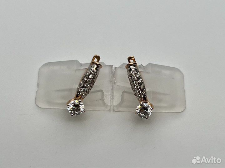 Золотые серьги 585 пробы
