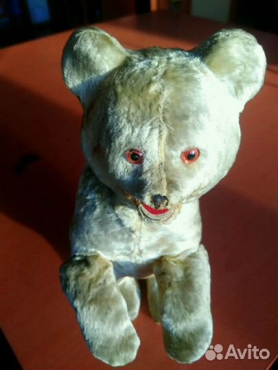 Медведь плюшевый старинный, игрушки Киндер сюрприз